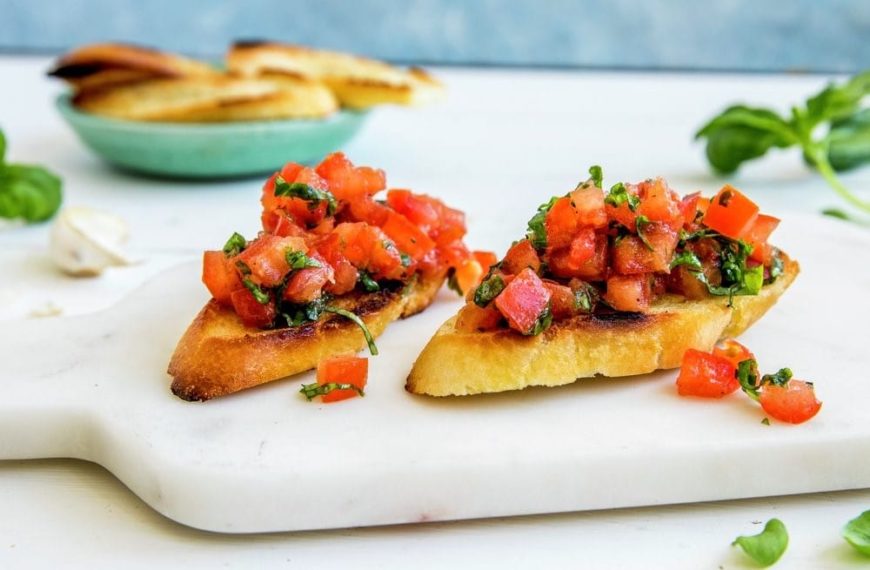 Bruschetta med Omega-3 fra Algeolje